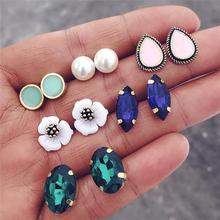 IF ME Vintage Stud Earrings Set Mixed for Women Bohemian