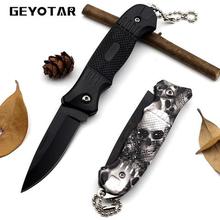 Mini Survival Knife Portable Key Fold Camping Tactical Folding Pocket Ring Outdoor Tools Hunting Edc Stainless 2017 Rushed Sale