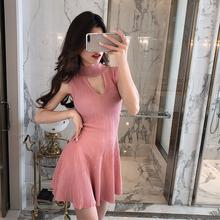 Flower One Piece Pink T-shirt Styled Dress For Girls