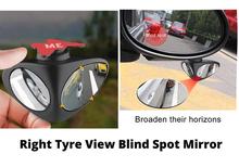 Car Blind Spot Mirror/ /Car Rear View Mirror/ Binocular Auxiliary Mirror Rotatable Adjustable Blind Spot Mirror Wide Angle Mirror