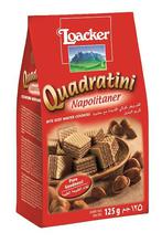 Loacker Quadratini Napolitaner Hazelnut - 18 x 125g