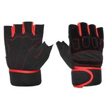 Half Gym Gloves For Men (Red)