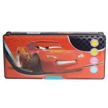 Dark Orange Cars Designed Pencil Box For Kids