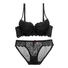 Fashion Sexy Bra Sets Embroidery Lingerie Underwear Women