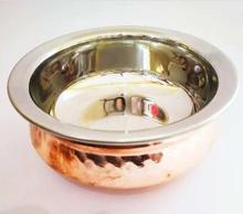 SS Copper Handi Serving Bowl