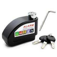 Motorcycle Alarm Lock, Motorbike Anti-theft Alarm Wheel Disc Brake Security Safety Siren Lock With 3Pcs Keys And Wrench