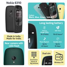 Nokia 6310 Dual Sim Keypad Mobile Phone Wireless FM Radio 2.8" Display