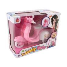 Pink Battery Operated Friction Scooty Toys For Kids - BL-0058