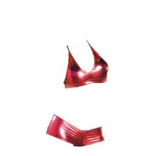 High quality Polished leather hot fetish bikini lingerie sexy body