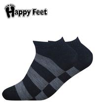 Pack of 6 Pairs of Striped Ankle Socks (1063)