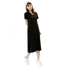 Long V-Neck BodyconSummer Wear Dress for Girls