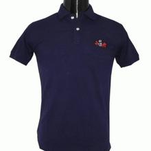 BASTRA Ma Nepali Crafted Polo T-shirt Navy Blue