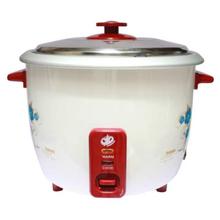 1.8 Ltr Floral Printed Rice Cooker – White