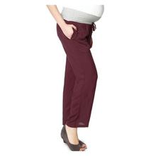 Nine Maternity Comfy Pyjamas In Wine 5408