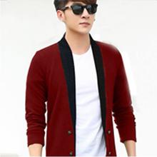 Two Toned Summer Cardigan For Men