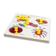 Kconnecting kids Insects Shape Tray Puzzle with Knobs for kids