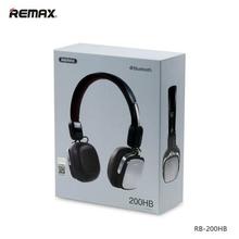 REMAX RB-200HB Wireless Bluetooth 4.1 Stereo Headphones With Microphone-Black