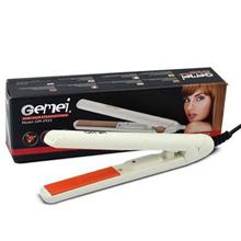 Gemei White Mini Hair Straightener - GM-2923