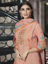 Stylee Lifestyle Pink Cotton Printed Dress Material-2094