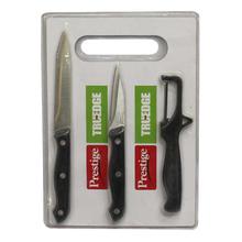 Prestige 3-Pieces Cutting Knives Set With Cutting Board