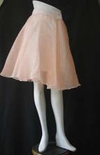 Peach Flare Chiffon Skirt For Women