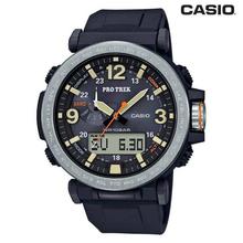 Casio Round Dial Digital Watch For Men -PRG-600-1DR