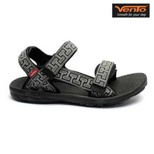 Vento Black/Grey Sports Sandals For Men - NV 6129