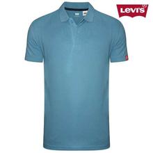 Levi's Blue Solid Polo T-Shirt For Men - (17474-0103)