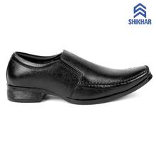 Shikhar Shoes  Leather Pointy Toed Formal Shoes For Men (2913)- Black