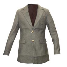 Long Coat For Men Grey In Color Slim Fit