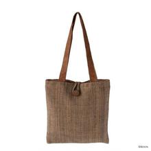 Kolpa Brown Simple Leather Strap Allo Tote Bag For Women