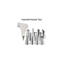 Cake Decorator Stainless Steel With 12 Nozzles