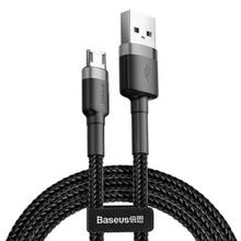 Baseus 2.4A Micro USB Cable Fast Charge USB Data Cable Nylon Sync Cord for Samsung Xiaomi Redmi Note 4 5 Android Microusb Cable