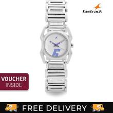 Fastrack White Dial Analog Watch For Women - 6100SM01