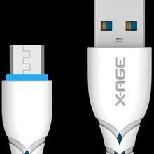 X-AGE ConvE PVC 2.1 Quick Charging 1m Micro USB Data Cable - (XDC05)