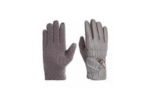 Wind Stopper Touch Screen Gloves For Ladies - Black