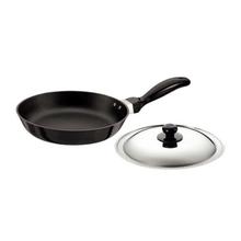 Hawkins Futura Q11 Non stick frying pan 22cm with Stainless Steel lid, 3.25mm Thick