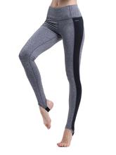 Wide Waistband Colorblock Stirrup Leggings