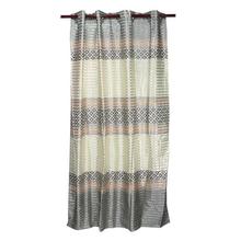 Abstract Printed Curtain Set - 2 Pcs