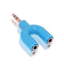 3.5Mm Stereo Audio Male To 2 X 3.5Mm Female Earphone Splitter Cable Adapter Y Shape