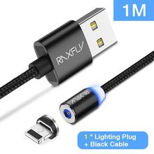 RAXFLY Magnetic Charge For iPhone XS Max XR Cable Magnetic Charger Micro USB Type C Cable Magnet Lightning to USB Charging Wire