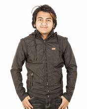 Black Windcheater Jacket For Men