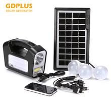 Gdlite GD-8017A Solar Home Lighting System with 3 Led Bulbs