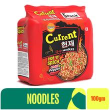Current Hot N Spicy Noodles 100 gm (Pack of 5 )