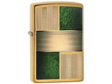 Zippo Brass and Green Design (29398-000003)- (ZIP1)