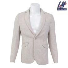 KILOMETER Off-White Single Buttoned Woolen Coat For Men - KM 683899-61