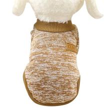 Classic Dog Clothes Warm Puppy Outfit Pet Jacket Coat Winter Dog Clothes Soft Sweater Clothing For Small Dogs Chihuahua noDC5