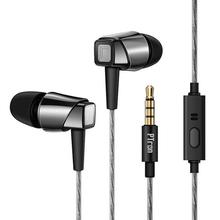 PTron Pride In-Ear Headphone With Noise Cancellation For All Smartphones (Black/Nickel)