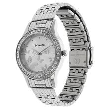Sonata 8123SM01 Silver Dial Analog Watch for Women
