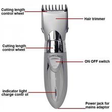 New Washable Electric Hair Clipper Rechargeable Razor for Men Baby HC001 Cordless Beard Trimmer Shaver Hair Cutting Machine 220V Grey